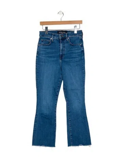 Pre-owned Veronica Beard High-rise Wide Leg Jeans In Blue