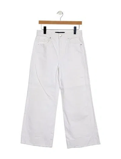 Pre-owned Veronica Beard High-rise Wide Leg Jeans In Blue