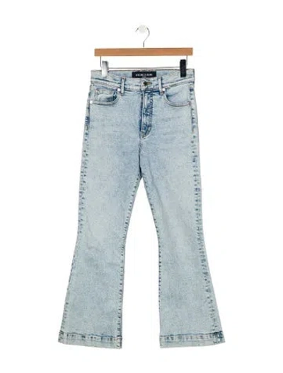 Pre-owned Veronica Beard High-rise Wide Leg Jeans In Blue