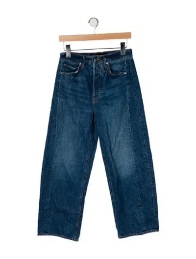 Pre-owned Veronica Beard High-rise Wide Leg Jeans In Blue