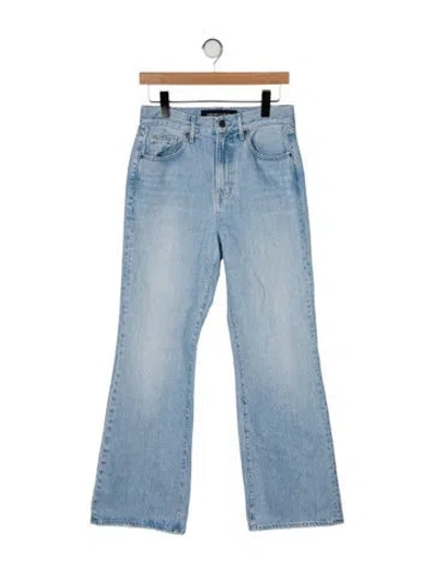 Pre-owned Veronica Beard High-rise Wide Leg Jeans In Blue