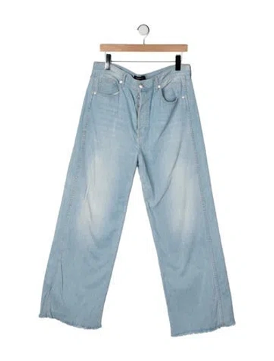 Pre-owned Veronica Beard High-rise Wide Leg Jeans In Blue