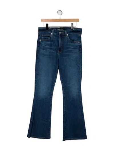 Pre-owned Veronica Beard High-rise Wide Leg Jeans In Blue