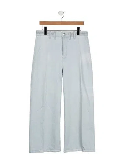 Pre-owned Veronica Beard High-rise Wide Leg Jeans In Blue