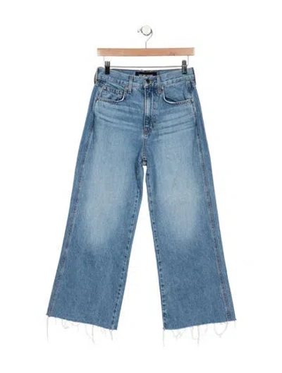 Pre-owned Veronica Beard High-rise Wide Leg Jeans In Blue