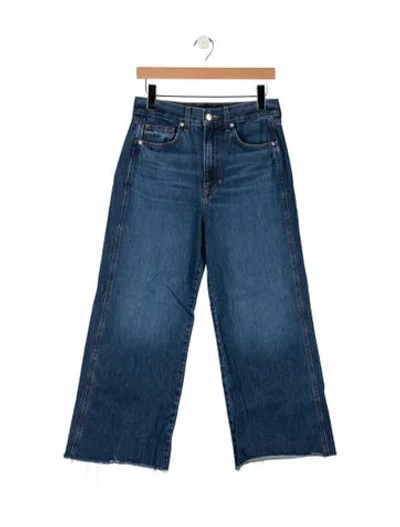 Pre-owned Veronica Beard High-rise Wide Leg Jeans In Blue