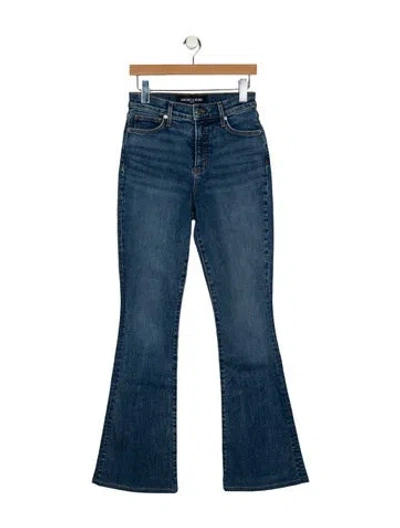 Pre-owned Veronica Beard High-rise Wide Leg Jeans In Blue