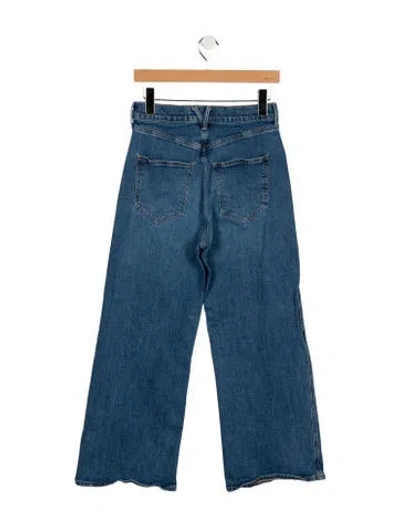 Pre-owned Veronica Beard High-rise Wide Leg Jeans In Blue