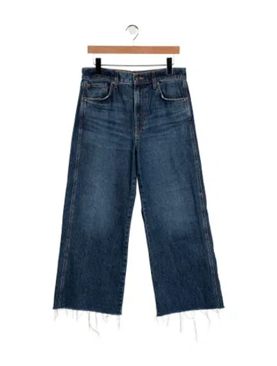 Pre-owned Veronica Beard High-rise Wide Leg Jeans In Blue