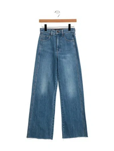 Pre-owned Veronica Beard High-rise Wide Leg Jeans In Blue