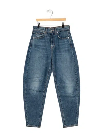 Pre-owned Veronica Beard High-rise Wide Leg Jeans In Blue