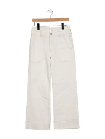 Pre-owned Veronica Beard High-rise Wide Leg Jeans In Blue