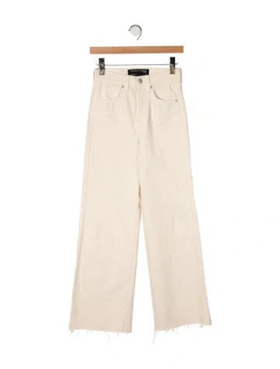 Pre-owned Veronica Beard High-rise Wide Leg Jeans In Multi