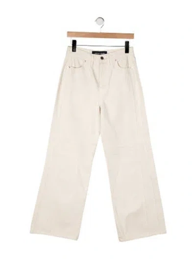 Pre-owned Veronica Beard High-rise Wide Leg Jeans In Multi