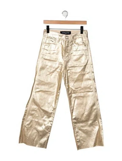 Pre-owned Veronica Beard High-rise Wide Leg Jeans In Multi