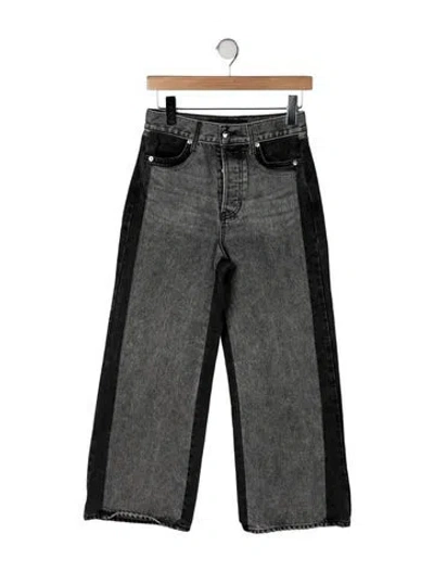 Pre-owned Veronica Beard High-rise Wide Leg Jeans In Multicolor