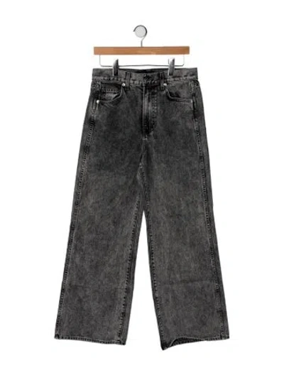 Pre-owned Veronica Beard High-rise Wide Leg Jeans In Multicolor