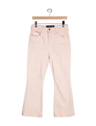 Pre-owned Veronica Beard High-rise Wide Leg Jeans In Neutral