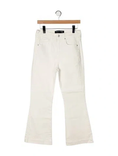 Pre-owned Veronica Beard High-rise Wide Leg Jeans In Neutral