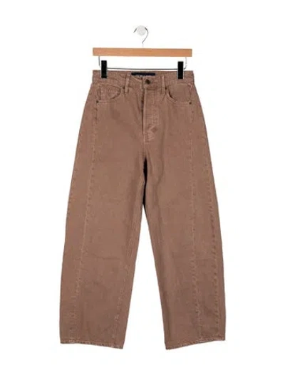 Pre-owned Veronica Beard High-rise Wide Leg Jeans In Neutral