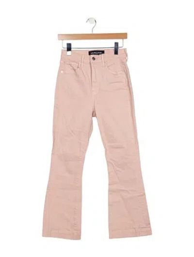 Pre-owned Veronica Beard High-rise Wide Leg Jeans In Pink