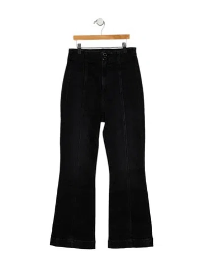 Pre-owned Veronica Beard High-rise Wide Leg Jeans W/ Tags In Black