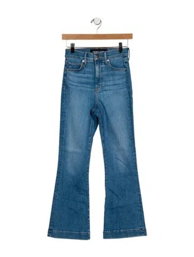 Pre-owned Veronica Beard High-rise Wide Leg Jeans W/ Tags In Blue