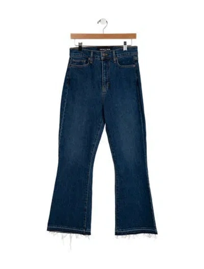 Pre-owned Veronica Beard High-rise Wide Leg Jeans W/ Tags In Blue