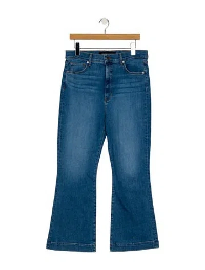 Pre-owned Veronica Beard High-rise Wide Leg Jeans W/ Tags In Blue