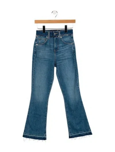 Pre-owned Veronica Beard High-rise Wide Leg Jeans W/ Tags In Blue
