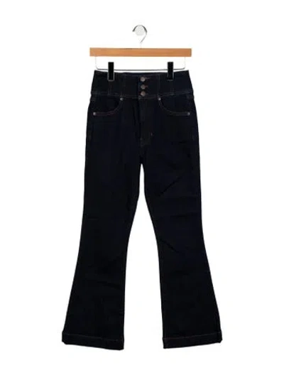 Pre-owned Veronica Beard High-rise Wide Leg Jeans W/ Tags In Blue