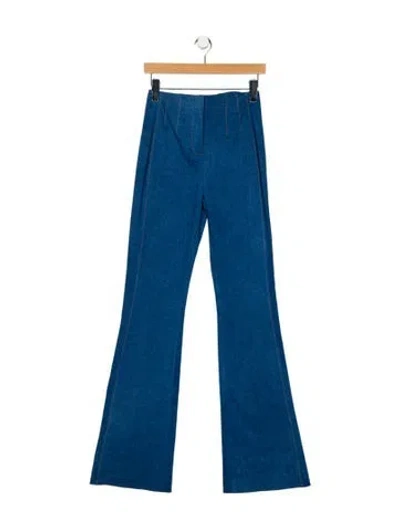 Pre-owned Veronica Beard High-rise Wide Leg Jeans W/ Tags In Blue