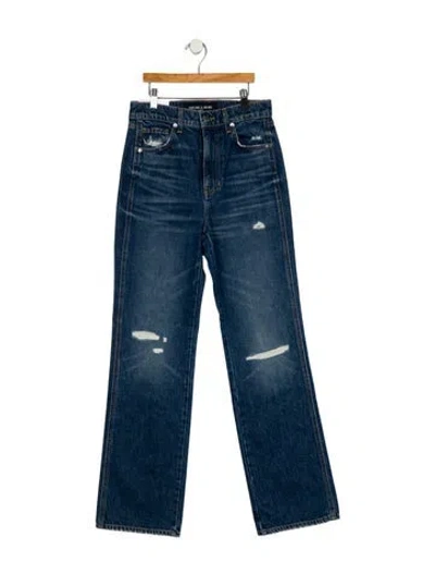 Pre-owned Veronica Beard High-rise Wide Leg Jeans W/ Tags In Blue