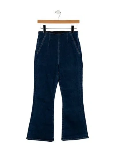Pre-owned Veronica Beard High-rise Wide Leg Jeans W/ Tags In Blue