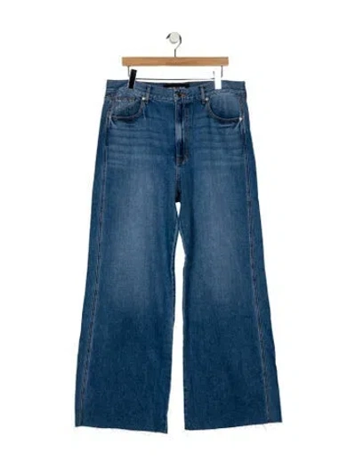 Pre-owned Veronica Beard High-rise Wide Leg Jeans W/ Tags In Blue