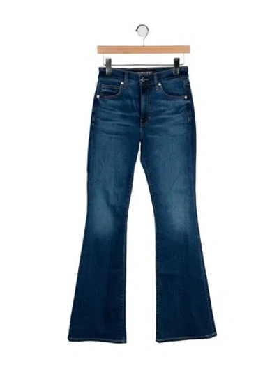 Pre-owned Veronica Beard High-rise Wide Leg Jeans W/ Tags In Blue