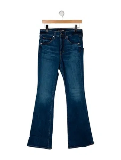 Pre-owned Veronica Beard High-rise Wide Leg Jeans W/ Tags In Blue