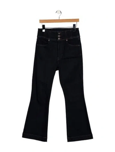 Pre-owned Veronica Beard High-rise Wide Leg Jeans W/ Tags In Blue
