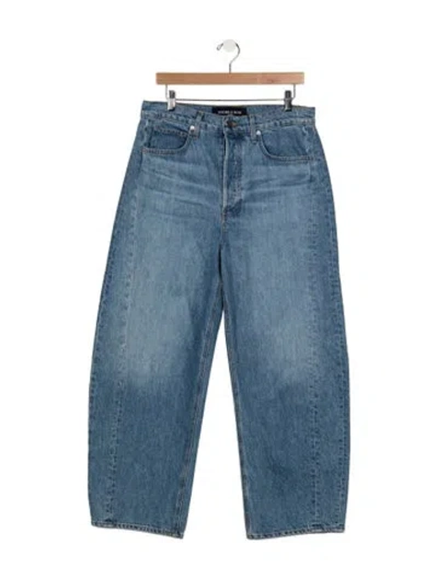 Pre-owned Veronica Beard High-rise Wide Leg Jeans W/ Tags In Blue