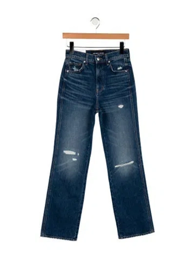 Pre-owned Veronica Beard High-rise Wide Leg Jeans W/ Tags In Blue