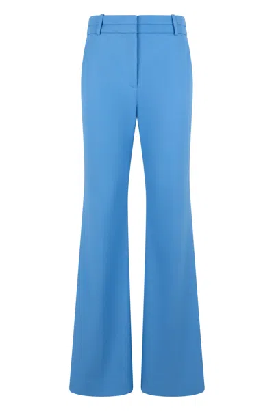 VERONICA BEARD VERONICA BEARD HIGH-WAIST WIDE-LEG VISCOSE TROUSERS