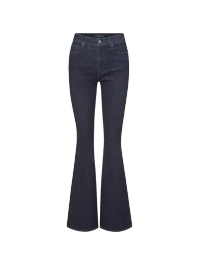 Veronica Beard High-waisted Flared Jeans In Blue