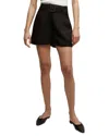 Veronica Beard Hobbes Short In Black In Black