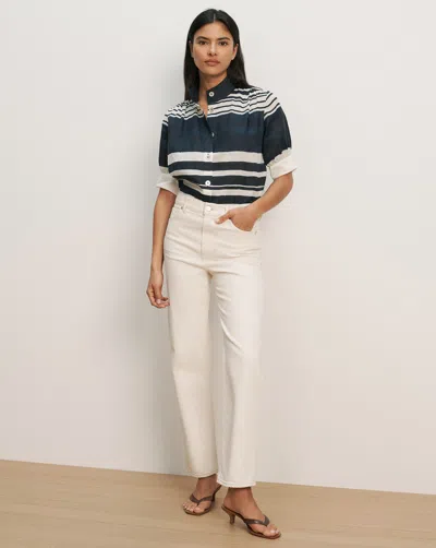 Veronica Beard Hollandale Button-down Shirt In White