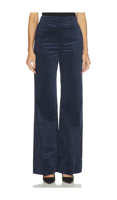 Veronica Beard Holt Pant In Blue