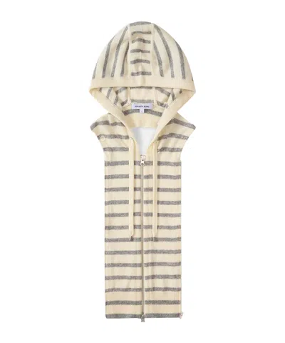 Veronica Beard Hooded Vest In Nude