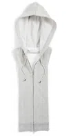 Veronica Beard Hoodie Dickey In Heather Grey