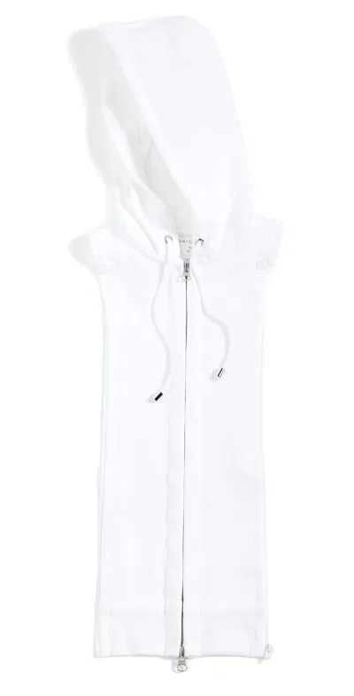 VERONICA BEARD HOODIE DICKEY WHITE