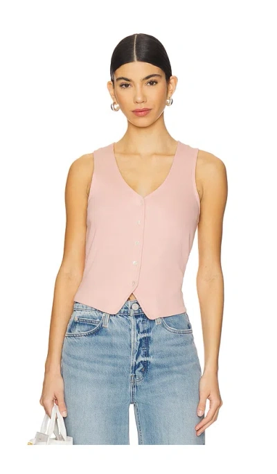 Veronica Beard Hoorne Top In Pink