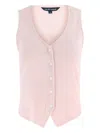 Veronica Beard Hoorne Sleeveless Top In Pink Clay In Pink